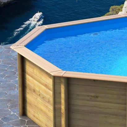 Revêtement (liner) piscine bois modèle RECTOO 390x760 de Gardipool