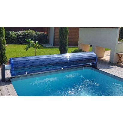 Volet roulant piscine Silver-Roll avec lame polycarbonate - Distripool